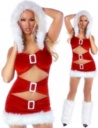 Sexy Layered Mini Christmas Skirt