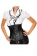 Black Strapless Vegan Leather Corset