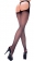 Black Sheer Thong Back Pantyhose