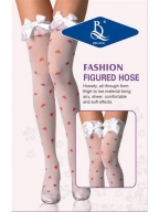 Sweet Opaque Heart Stockings