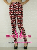 Cheery Red Winter Leggings