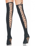 Lace Black Over Knee Stockings