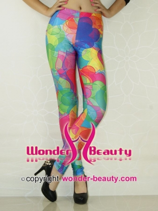 Romantic Color Heart Leggings