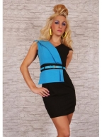 Black And Blue With Belt Clubwear