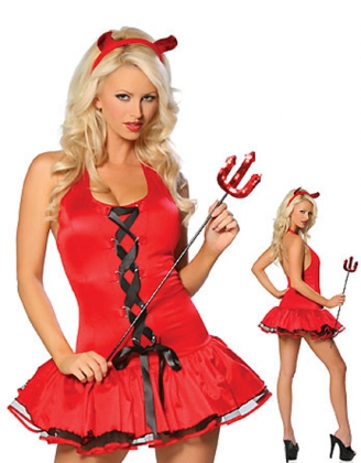Sexy Red Devil Halloween Costume