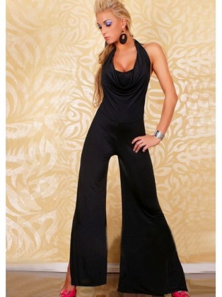 Black Darling Long Wide Leg Pants