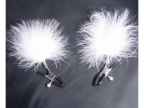 Sex & Mischief White Feather Nipple Clamp