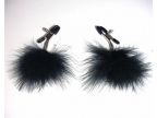 Sex & Mischief Black Feather Nipple Clamp