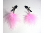 Sex & Mischief Pink Feather Nipple Clamp