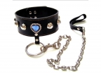 Black Leather Collar