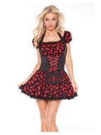 Black And Red Dog Walker Costume