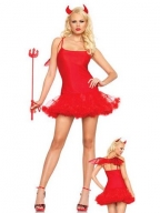 Red Lovely Small Devil Halloween Costume