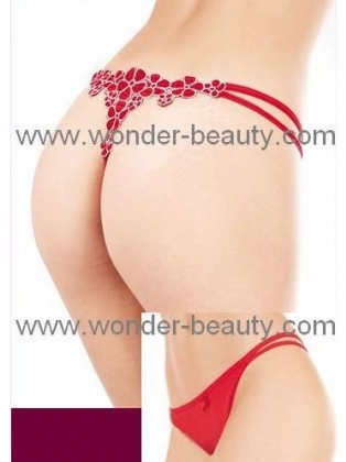Red Back Flower G-string