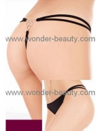 Black 6 PCS G-string