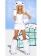 White Sexy Polar Bear Corset And Skirt