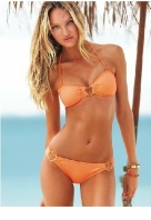 Orange Sexy Bikini With Metal Ring