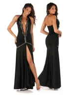Elegant Black Gown Long Dress