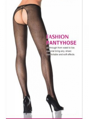 Crotchless Fishnet Pantyhose