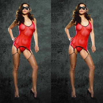 Red Sexy Body stocking