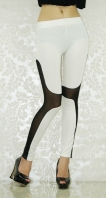 White Icon Contouring Shaping Leggings