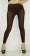 Orange Wave Point Seamless Leggings