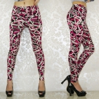 Rose Irregular Figure Leggings