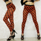 Red Rope Breathable Seamless Leggings