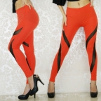 Orange Curvaceous Shaping Leggings
