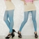 Purity Pale Blue Breathing Seamless Leggings