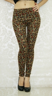 Small Broken Floral Seamless Leggings