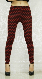 Red Heart Sweater Leggings