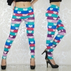 Lovely Hearts Sweater Winter Leggings