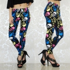 Colour Skeleton Fashion Leggings