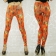 Orange Passion Tassels Fashion Leggings