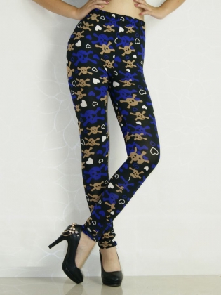 Light Color Pirate Fashion Leggings