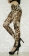 Coffee Leopard Grain Seamless Leggings