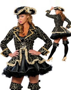 Elegant Pirate Lady Costume
