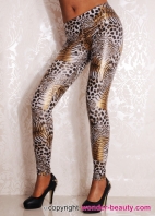White Leopard Leggings