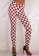 White Red Gien Check Leggings