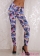 Hot Blue Planet Galaxy Leggings