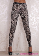 Dark Flower Petal Leggings