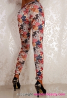 Cute Rainbow Flower Leggings