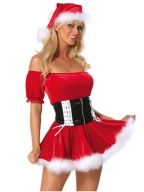 Sassy Off Shoulder Chrismas Dress
