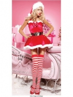 Red Fashion Christmas Costume