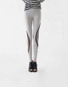 Stretch Gray Blend Leggings