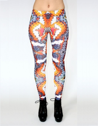 Chic Symmetry Butterfly Leggings