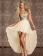 Sequin Strapless Cocktail Dress Beige