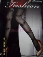 Heart Print Pantyhose