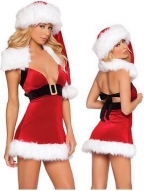 Low-cut Mini Dress Christmas Costumes