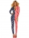 American Stars And Stripes Flag Catsuit